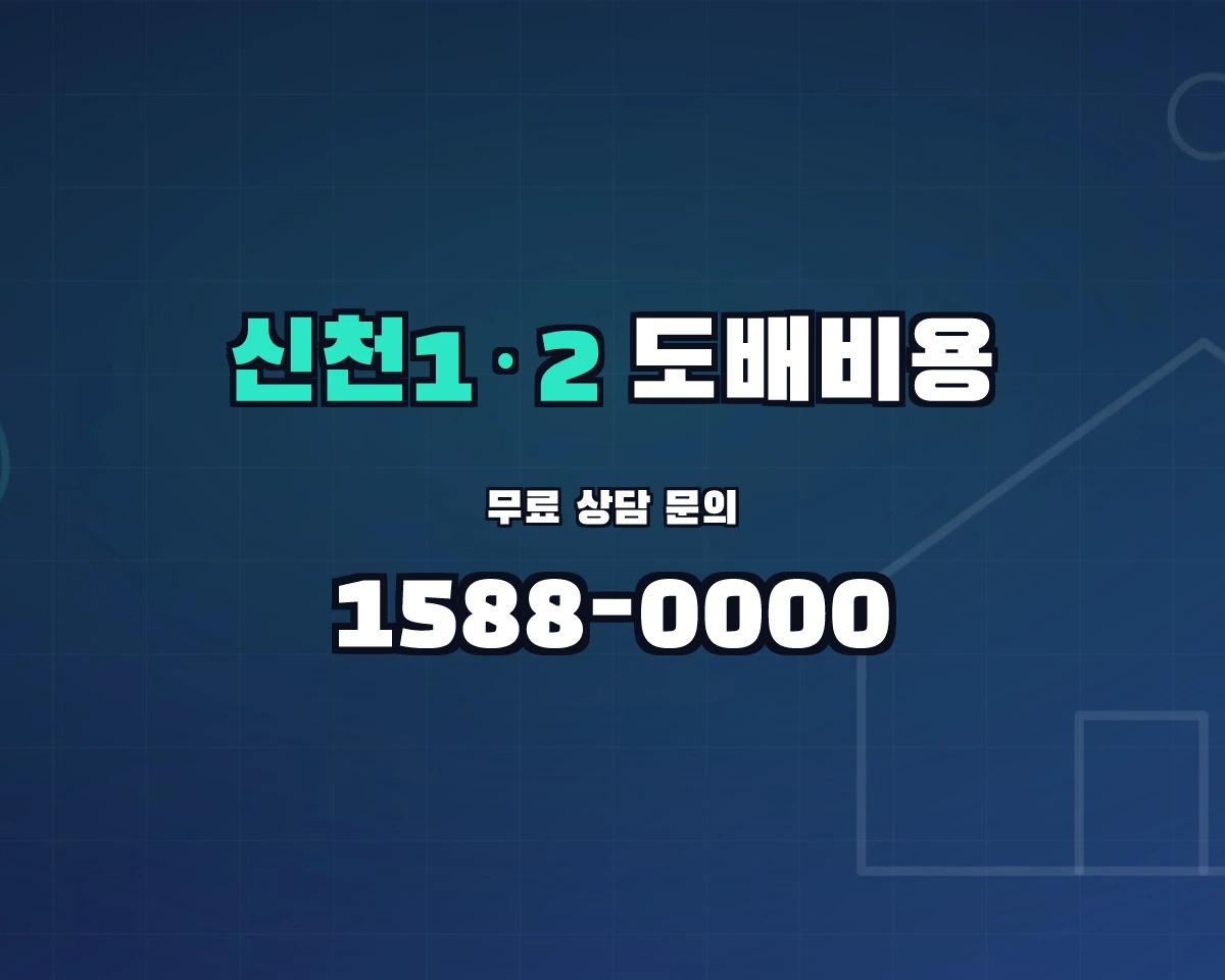 대구광역시 동구 신천1·2동 도배비용 상담 배너 - 1588-0000